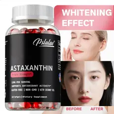 Contém Astaxantina natural Derivada De Haematococcus pluvialis , Vegano