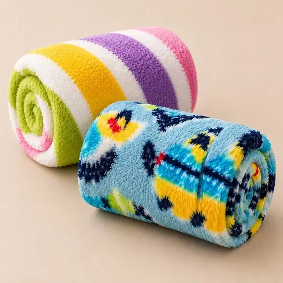 Kit com 2 mantinhas 90x100cm macias, laváveis, ideais para pets e bebês, conforto e proteção diária!