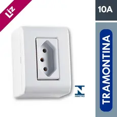 Conjunto Para Móvel Tomada 2P+T 10A 250V Liz Tramontina