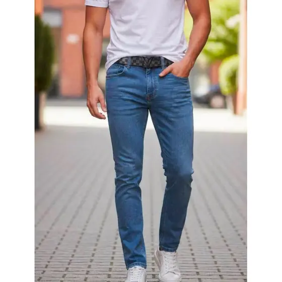 Cinto Para Calça Jeans Couro Griffe Masculino Drip Us Moda Gringo Tendência Estampa Quadriculada
