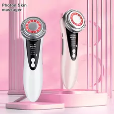 4 Em 1 Dispositivo De Beleza Vermelho Terapia Com Luz Azul Rejuvenescimento Da Pele Aperto Cuidados Os Olhos Limpeza