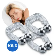 3 Und Clipe Nasal dilatador nasal magnetico aparelho para parar de roncar silicone nasal anti ronco