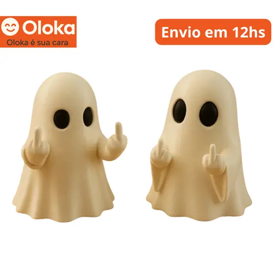 Fantasma Sarcástico Decoração Criativa