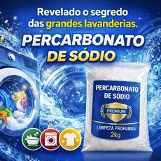 Percarbonato de Sódio 1 kg 100% Puro 250g 500g 1kg 2Kg Alvejante Sem Cloro Remove Manchas de Roupas
