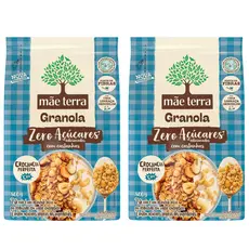 2un Granola 800g Zero Açúcares Tradicional Mãe Terra