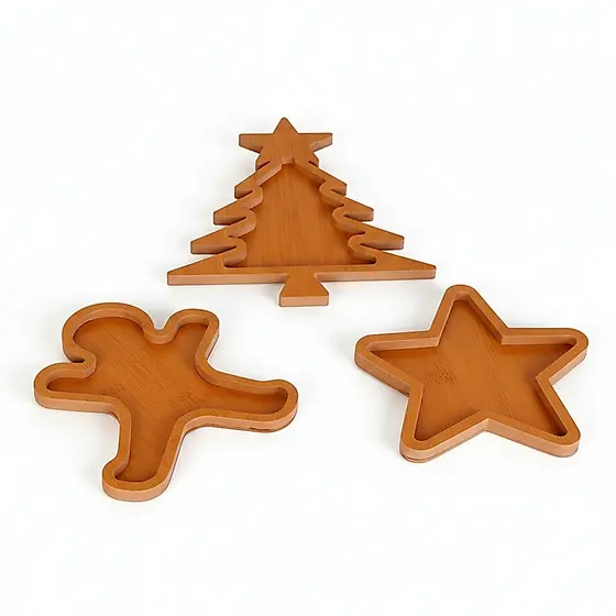 Kit Petisqueiras Natal/Réveillon - Ideal para Frios, Doces e Entradas na Ceia