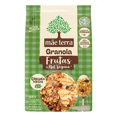 Granola Mãe Terra Frutas & Mel Vegano 800g Crocante E Saudavel
