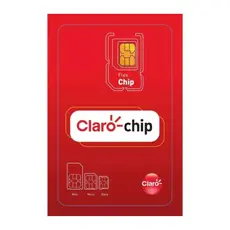 Chip para Celular Claro 5G Triplo Corte Sem Reacarga Pré Pago
