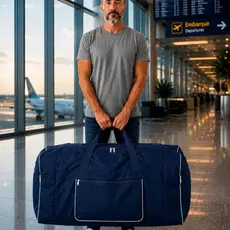 Bolsa Mala De Viagem Lisa Sem Estampa Bagagem Despachada Passeio Extra Grande EG