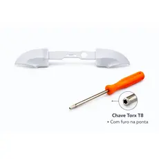 Botão Gatilho LB RB para controle de Xbox Series X/S + Chave T8 Laranja com Furo Para Desmontagem