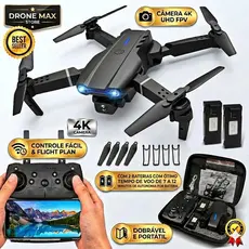 Drone com câmera | Mini Drone Pro WIFI FPV Com Câmera RC Toy 4K Quadcopter Dobrável Em Ângulo HD