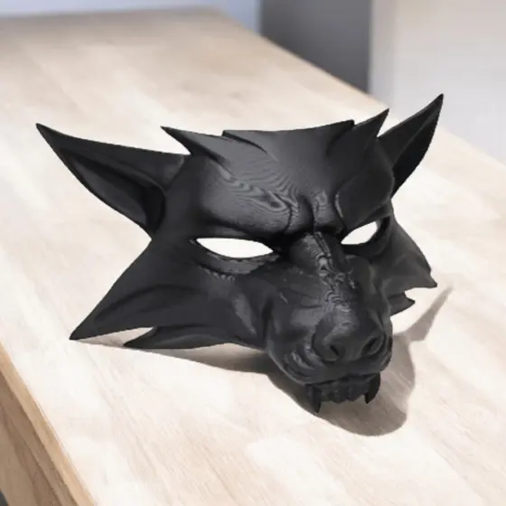 Máscara de Lobo | Impressão 3D | Cosplay Geek Colecionável