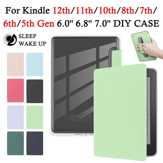 Capa Para Kindle Paperwhite 12ª 11ª 10ª 8ª 7ª 6ª 5ª Geração 7,0'' 6,8'' 6,0'' Acrílico Portátil E-Reader 2024 RS23CV