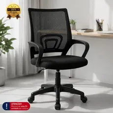 Cadeira de Escritório Ergonômica em Preto: Conforto e Estilo para Seu Home Office