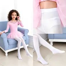 Meia para dança infantil Elástico firme que não marca a perna Resistente a lavagens frequentes Diário Fofo Doce Feriado