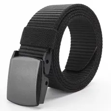 Moda Cinto Largo Masculino Nylon Fivela de Plástico Náilon militar 1000D Impermeável contra a suor leve Ajustável Diário