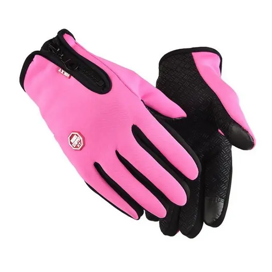 Luva Térmica resistente a água Unissex para Moto e Bike com Touch Resistente e antiderrapante