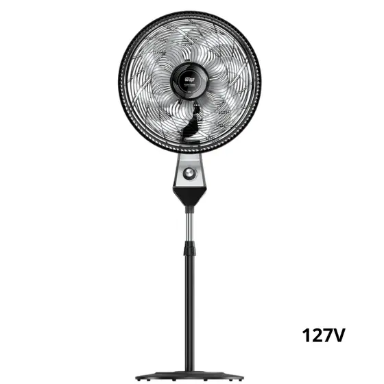 Ventilador WAP 50cm 8 Ps Flow Turbo Eco Coluna 180W 127V