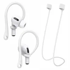 Kit Earhook + Strap Suporte Para AirPods 1 2 3 4 e Pro Segurar Proteger Fone