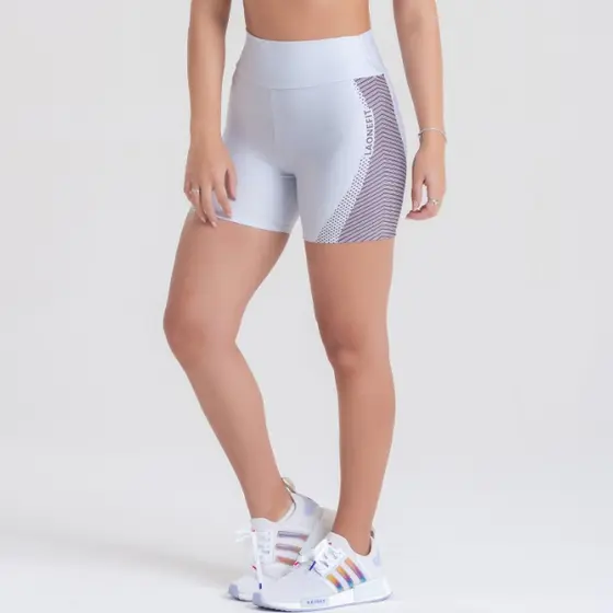 Short Feminino de Academia Blackout Alta Compressão e Zero Transparência BRIGADEIRO - LAONEFIT