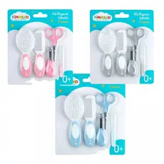 kit 5 Peças Cuidado Higiene Unha e Cabelo Infantil