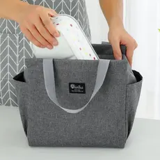 Bolsa Térmica Para Almoço Grande Capacidade Para Marmita Portátil Duravel Com Alça Duplas