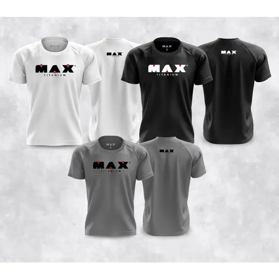 Camisas Dry Fit Max Titanium - Esportiva Academia Treino