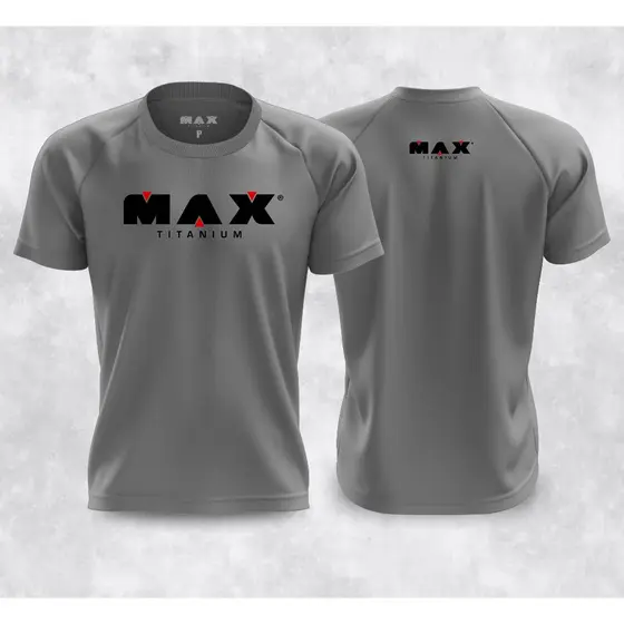 Camisa ou Regata Esportiva Max Titanium Dry Fit - Academia Treino