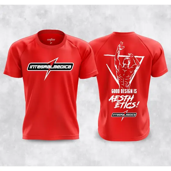 Camisa Dry Fit Integralmedica - Preta, Branca e Vermelha - Academia