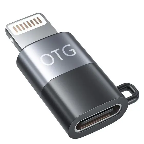 Adaptador Tipo-C para Conector Lightning – Compatível com iPhone, Fone e Microfone de Lapela