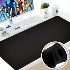 Mouse Pad Gamer Grande Speed Borda Costurada Gigante 70x30cm E Mousepad RGB 80x30cm