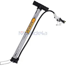 Bomba de Ar Manual Bolas Pneus Bicicletas Bikes Colchões Boias Brinquedos Infláveis 5 Bicos Cabo Emborrachado