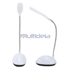 Mini Luminária Portátil De Mesa Ajustavél Para Leitura 360°