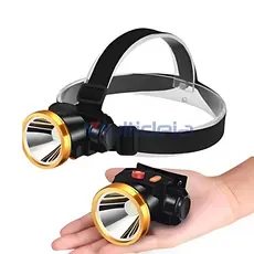 Lanterna De Cabeça 1 Led Recarregável Super Forte Bike Pesca