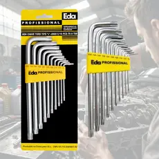 Chave Torx "L" com 10 Peças T-9 A T-50