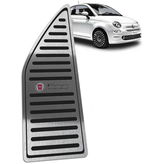 Descanso de Pé Fiat 500 08/17 - Aço Inox
