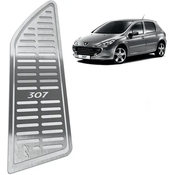 Descanso de Pé Peugeot 307 01/12 - Aço Inox