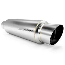 Abafador Esportivo Inox Luzian LA01 - 3 Pelogadas Compacto Ponteira Bizel