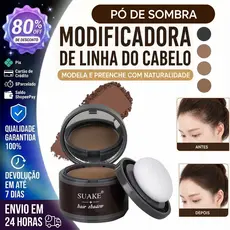 Pó de Sombra Modificadora de Linha do Cabelo para Modelagem e Preenchimento