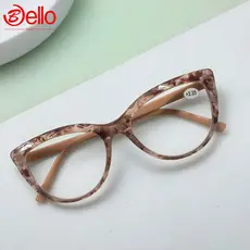 Óculos de grau Leitura pra Perto Feminino +1,00 ate +4,00 Modelo diamante 3D Gatinho Sofisticado mulher