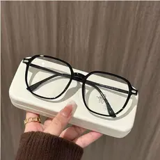 Óculos De Leitura com Grau Para Perto Grande Modelo Quadrado Lente Anti Reflexo e Luz Azul Unissex