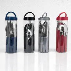 Jogo de Talheres kit com 25 peças inox para casa e restaurante,LH