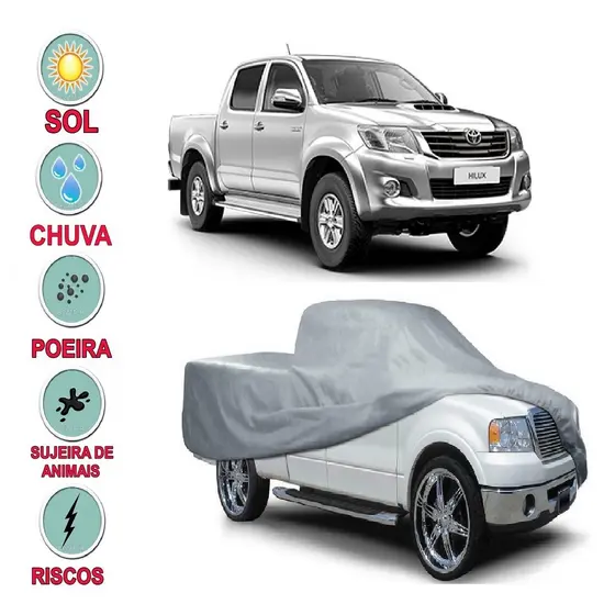 Capa cobrir carro Toyota Hillux 100% Impermeável Proteção Total Bezzter