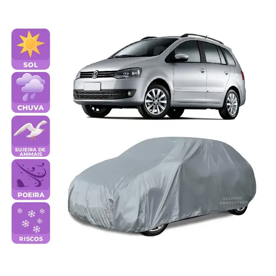 Capa cobrir carro Volkswagen Space Fox 100% Impermeável Proteção Total Bezzter