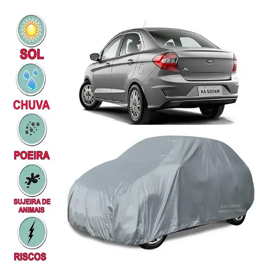 Capa cobrir carro Ford Ka Sedan 100% Impermeável Proteção Total Bezzter