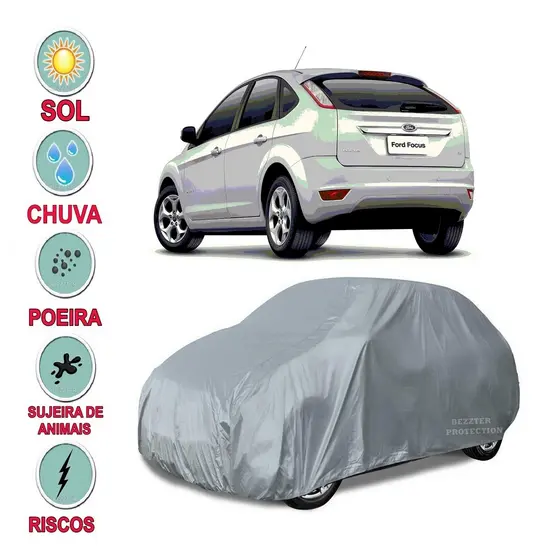 Capa cobrir carro Ford Focus Hatch 100% Impermeável Proteção Total Bezzter