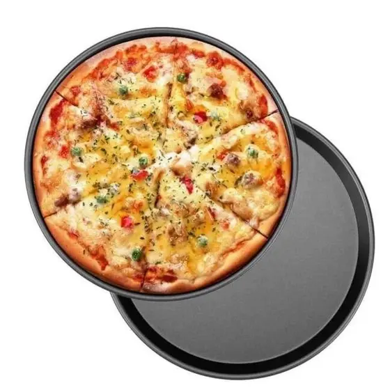 KIT Formas Bandeja Grande Antiaderente Redonda Pizza Pão Queijo Forma 30cm