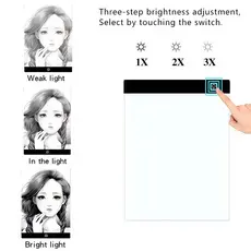 Mesa De Luz Prancheta Led A3 Usb Ilustração Desenho Portatil