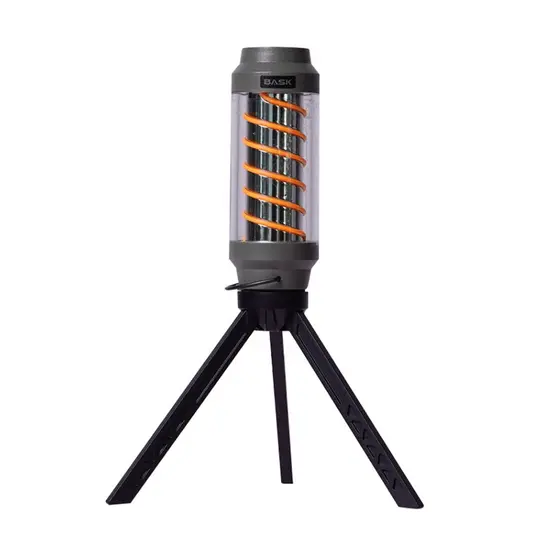 Luminária Portátil E De Mesa Espiral Suporte Tripé Impermeável Decoração Quarto Camping Bask