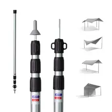 Vareta para Barraca Tenda Suporte Portátil Ultraleve Liga De Alumínio 6061 Bask